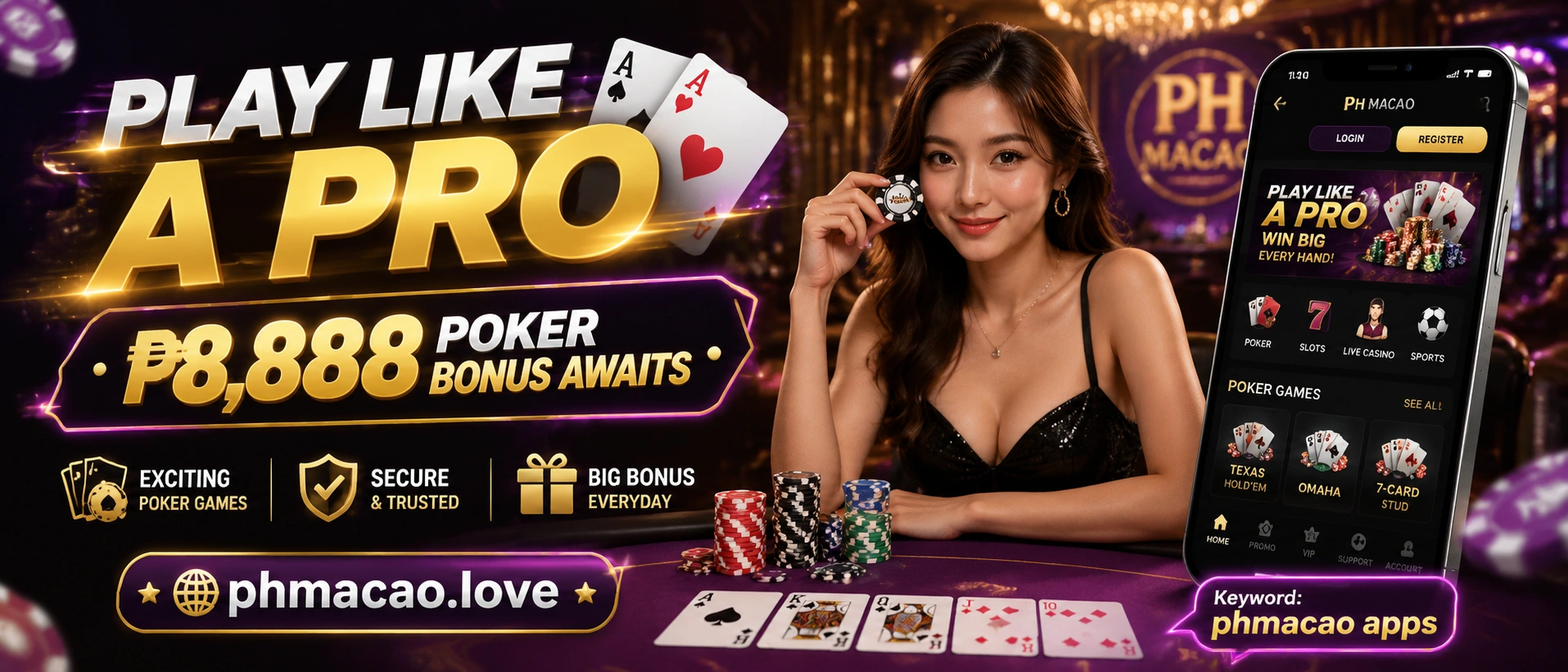 phmacao Poker lobby preview 2